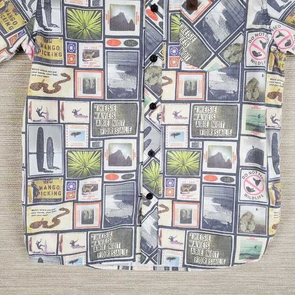 Hippytree Shirt Mens S Academia Country Western Cottagecore All Over Print - Picture 7 of 9